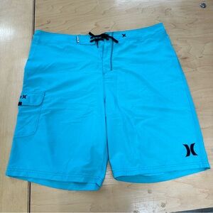 Men’s Hurley Boardshorts + Swim Trunks - Teal/Turquoise - Size: 40